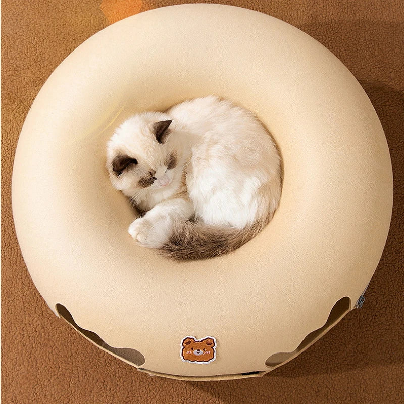Felt Cat's Nest Donut Tunnel Cat's Nest Four