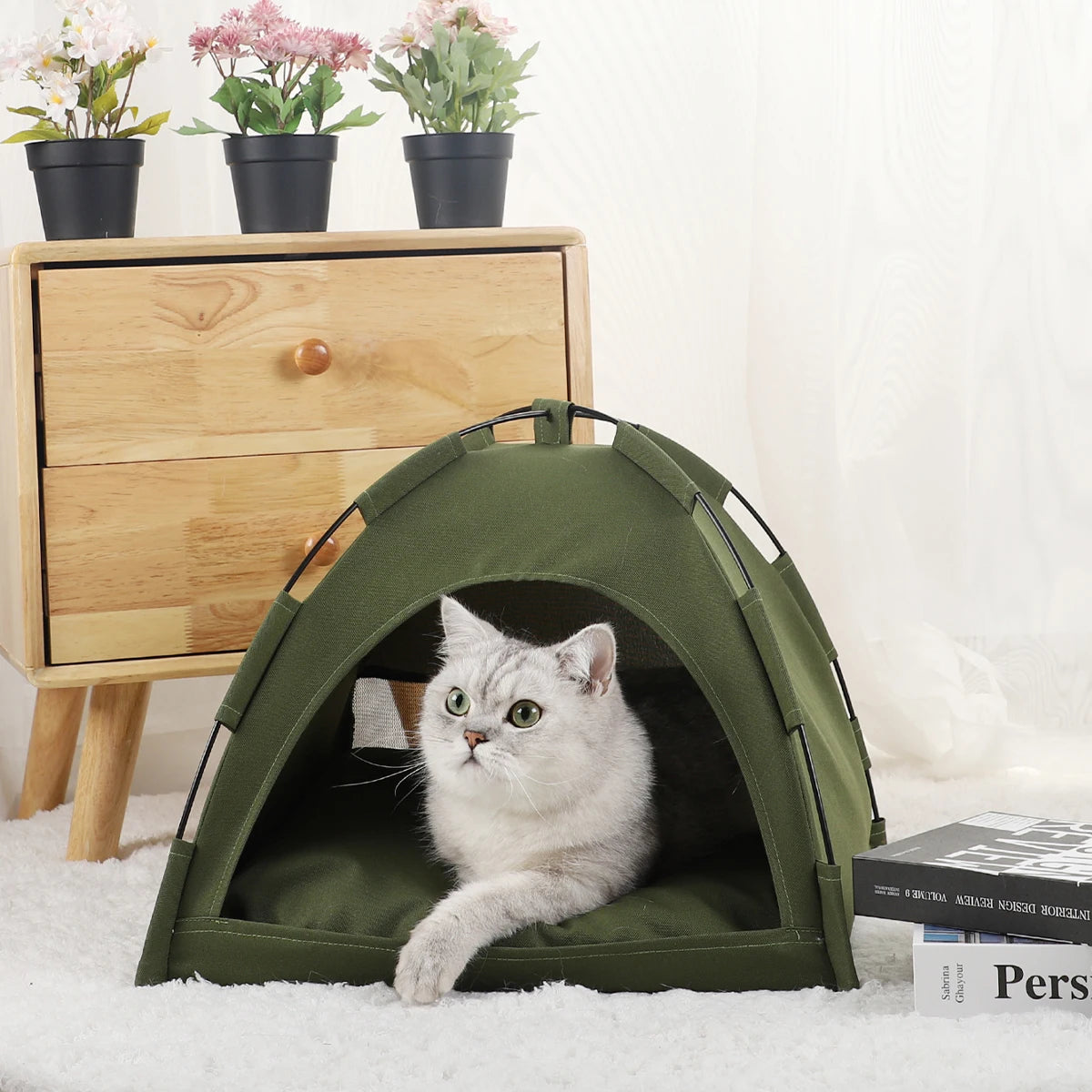 Pet Tent Bed Cats House Supplies Products